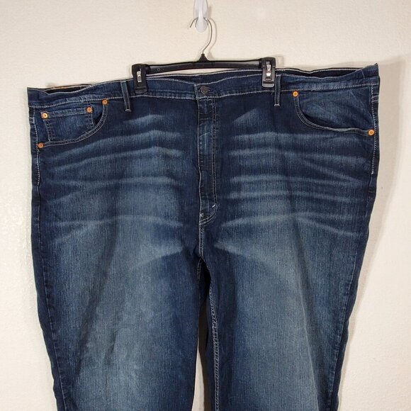 Levis 559 Mens Jeans Dark Wash Stretch Denim W58 L29 actual size - Picture 7 of 13